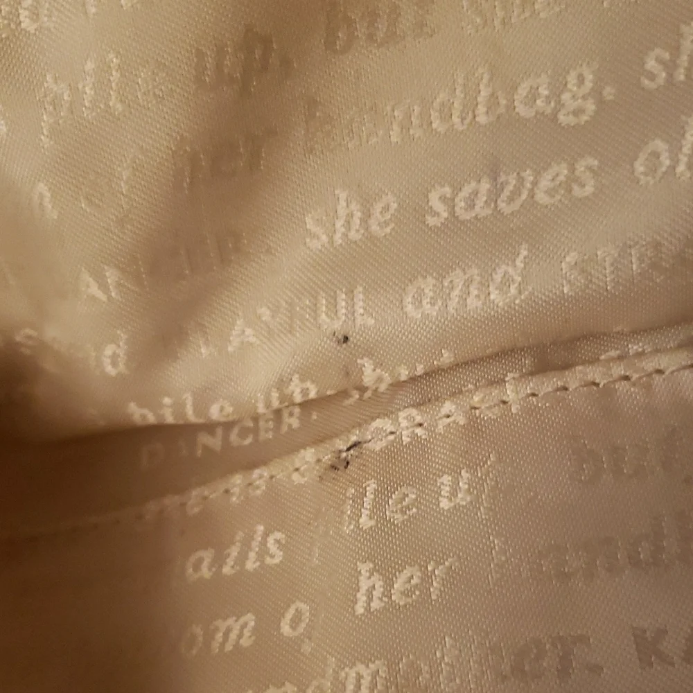 Kate Spade Light Purple Satchel with Bow and Scarf - Picture 11 of 14